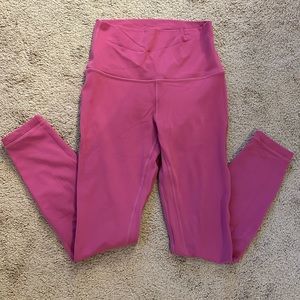 Lululemon legging pink lychee 25 size 4
